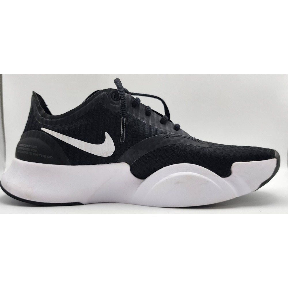 Nike SuperRep Go Womens Training Shoes Black‎ White CJ0860-101 Size 8